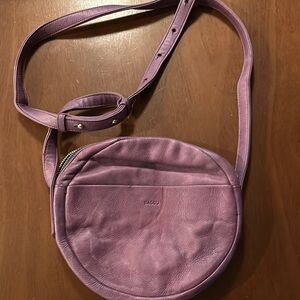 BAGGU Women's Purple Leather Crossbody Bag
